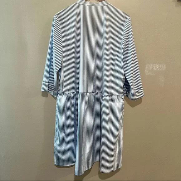 Tuckernuck Blue Stripe Royal Shirt Dress - Picture 6 of 9